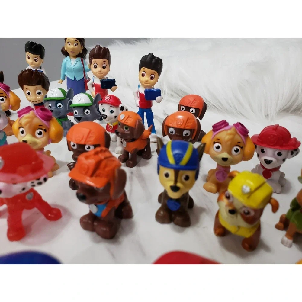 Lot 40 Paw Patrol Nickelodeon Nick Jr Figure Dog Toy Mixed Rider Chase Marshall